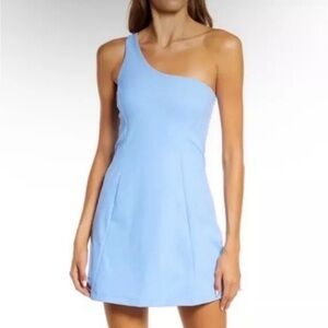 Outdoor Voices One-Shoulder Exercise Dress